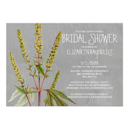 Ambrosia Bridal Shower Invitations