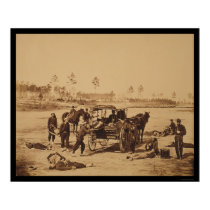 Ambulance Drill near Brandy Station, VA 1864 posters