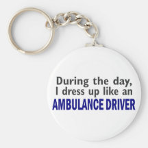 AMBULANCE DRIVER During The Day Keychain