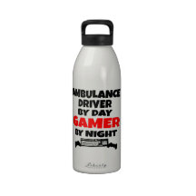 Ambulance Driver Gamer Drinking Bottles