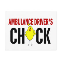 Ambulance Driver’s Chick Post Cards