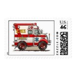 Ambulance EMS Box Truck Stamps