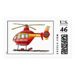 Ambulance EMS Rescue Helicopter Stamps