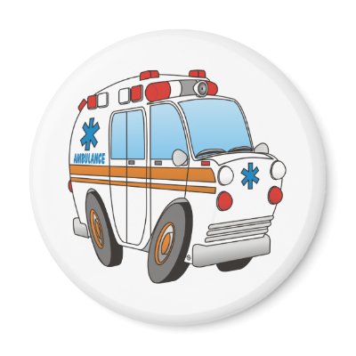 Ambulance Refrigerator Magnets by graphxpro