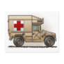 Ambulance Military Hummer Medic Postcards