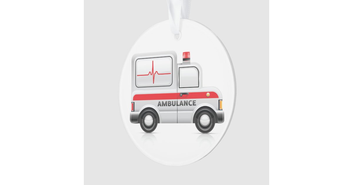 ambulance ornament zazzle ambulance ornament zazzle