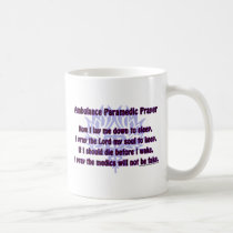 Ambulance Paramedic Prayer mugs by RealSlogans Ambulance Paramedic Prayer mugs