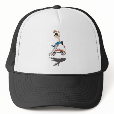 Ambulance Rodeo Hat by graphxpro