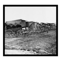 Ambulance Wagons and Drivers 1863 posters