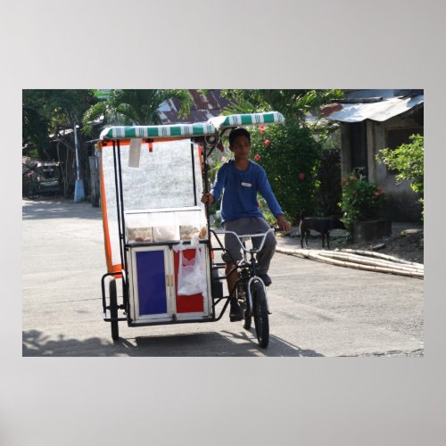 Bakery store in a tricycle