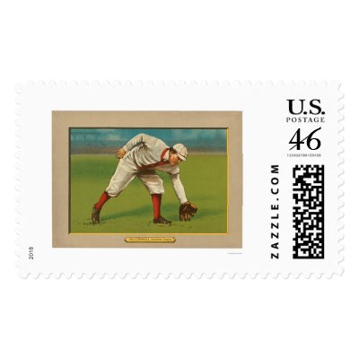 Amby McConnell Red Sox Baseball 1911 Postage Stamps by lc_baseball