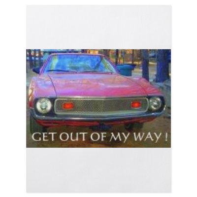AMC 1974 AMX MUSCLE CARS PERSONALIZED FLYER by LOOSIELUCY