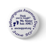 AMC Awareness Day Pin - Tough Sister buttons