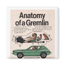 AMC Gremlin Magnet by adsgirl AMC Gremlin Magnet