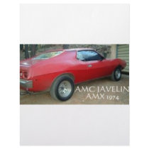 AMC JAVELIN AMX 1974 CUSTOMIZED LETTERHEAD