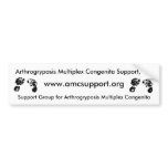 AMCSI Arthrogryposis bumbersticker bumper stickers