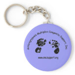 AMCSI Arthrogryposis Keychain Blue keychains