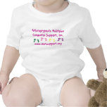 AMCSI  pink letter Onsie t-shirts