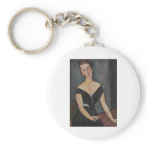 Amedeo Modigliani - Mrs. G. van Muyden 1916-1917 Keychains