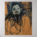 Amedeo Modigliani - Portrait of Diego Rivera 1916 posters