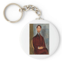 Amedeo Modigliani - Portrait of Leopold Zborowski Keychain