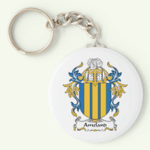 Ameland Family Crest Keychain