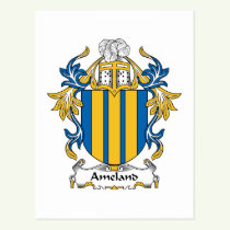 Ameland Family Crest Postcard