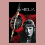 Amelia Earhart and her Lockheed Electra posters