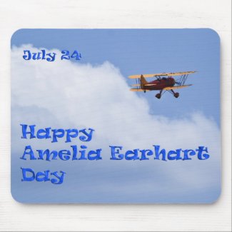 Amelia Earhart Day Mousepad July 24 mousepad