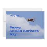 Amelia Earhart Day Party Invite July 24
