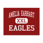 Amelia Earhart - Eagles - Middle - Riverside Post Card