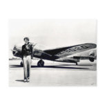 Amelia Earhart Post Card