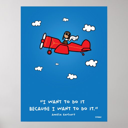 Amelia Earhart poster