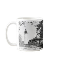 Amelia Island Lighthouse Coffee Mugs