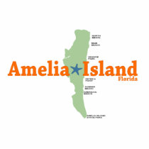 Amelia Island. Acrylic Cut Out
