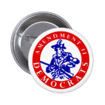 Amendment II Democrats Logo 2.25" Button