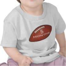 Amer Football 5 Month Baby Shirt for Baby Pictures