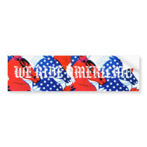 Amercian Equestrian Horse Bumper Sticker bumper stickers by INTHEPRESENT Amercian Equestrian Horse Bumper Sticker bumper stickers