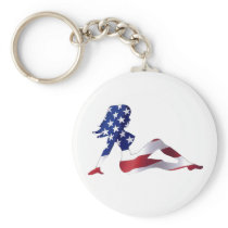 Amerian Women Keychain