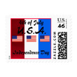America 4th of July postage