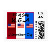 America 4th of July stamp