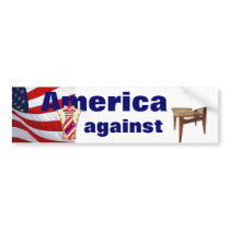 America against Empty Chair Bumper Sticker