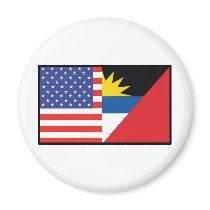 America Antiqua Barbuda magnets by mariabellimages America Antiqua Barbuda magnets