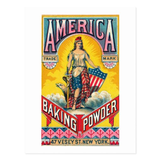 America Baking Powder Post Cards