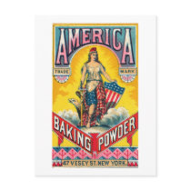 America Baking Powder postcards