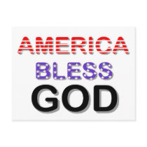 America Bless God postcards
