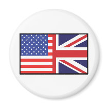 America Britain Refrigerator Magnets