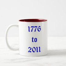 America Celebrates Flag Fireworks 4th of July 2009 Coffee Mugs