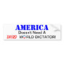 America doesn't need... bumper stickers