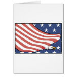 America Eagle Greeting Card